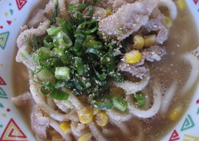 Miso Butter Udon Noodles