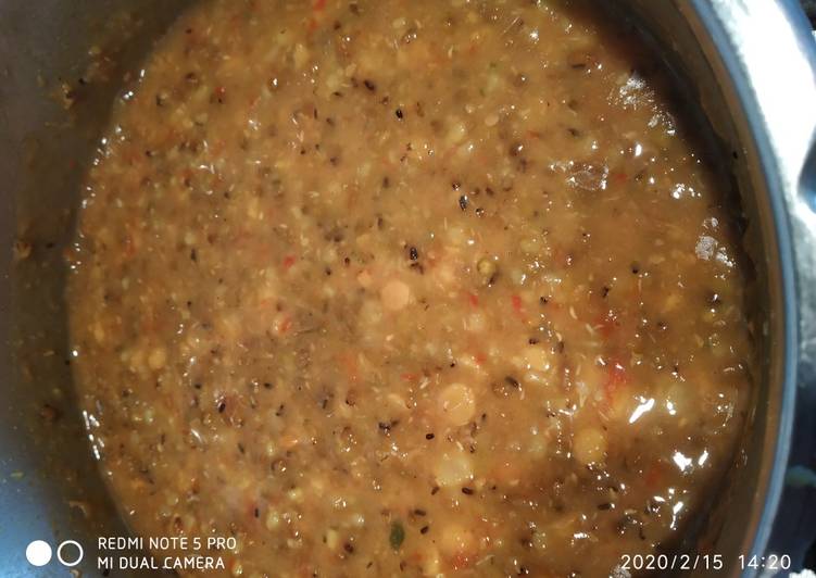 Recipes for Whole moong dal(lentil soup)