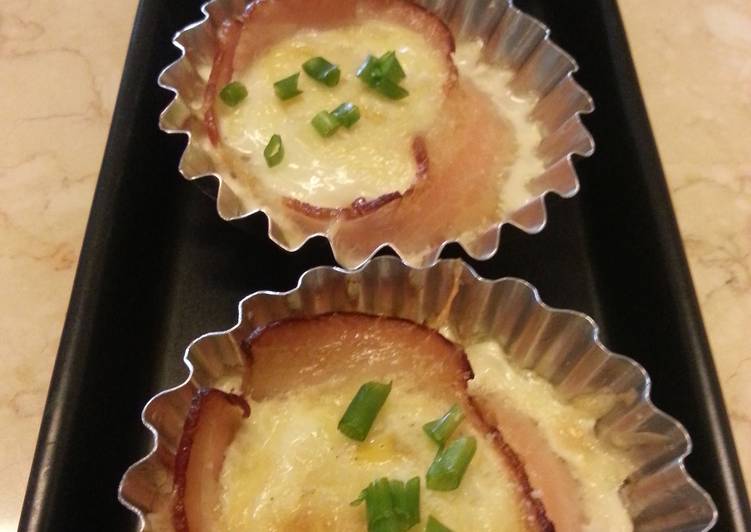 Easiest Way to Prepare Super Quick Homemade Bacon &amp; Egg Cups