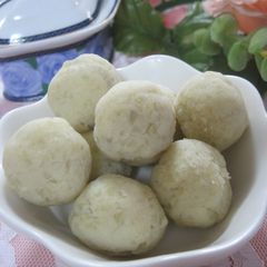 A picture of Sweet Potato Balls with Okara.