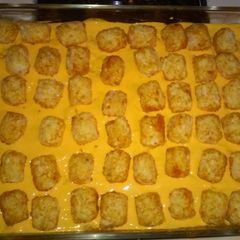 A picture of Taco tater tot casserole.