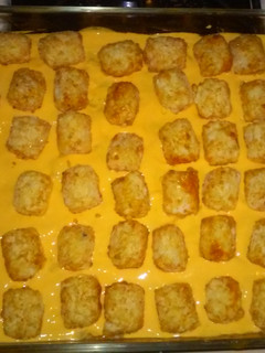 A picture of Taco tater tot casserole.