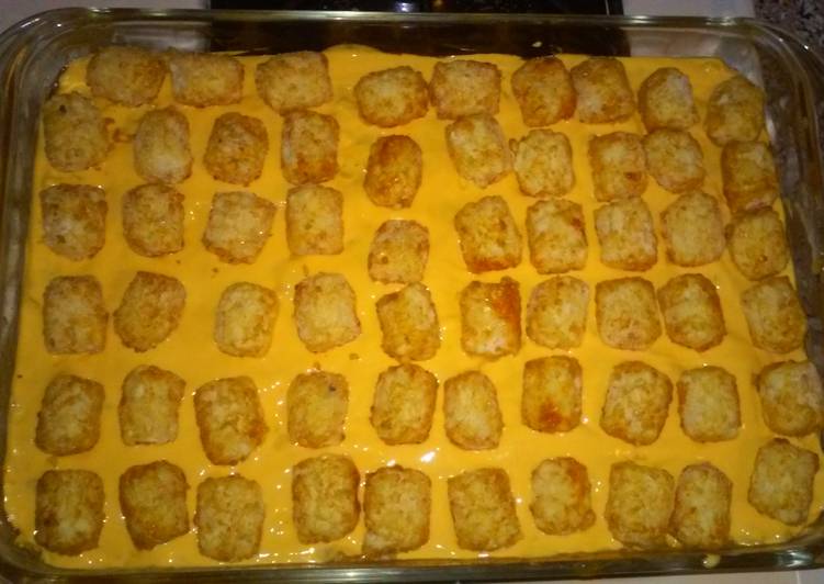 One Simple Word To Taco tater tot casserole