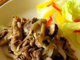ginger pork mushrooms