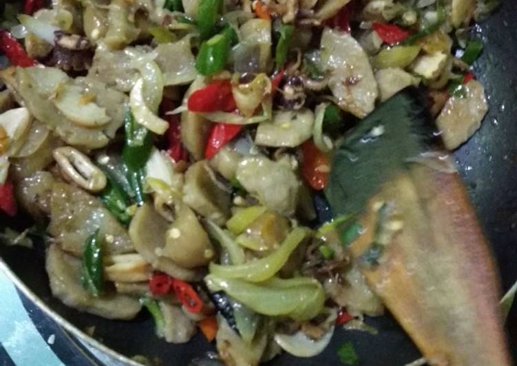 Resep Cumi asin, pentol cabe hijau, Menggugah Selera