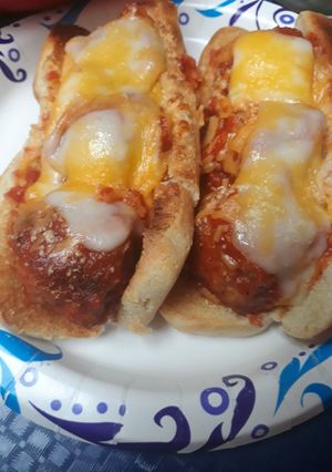 A picture of Meatball Sub Homecook style.