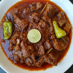 A picture of Achar Gosht.