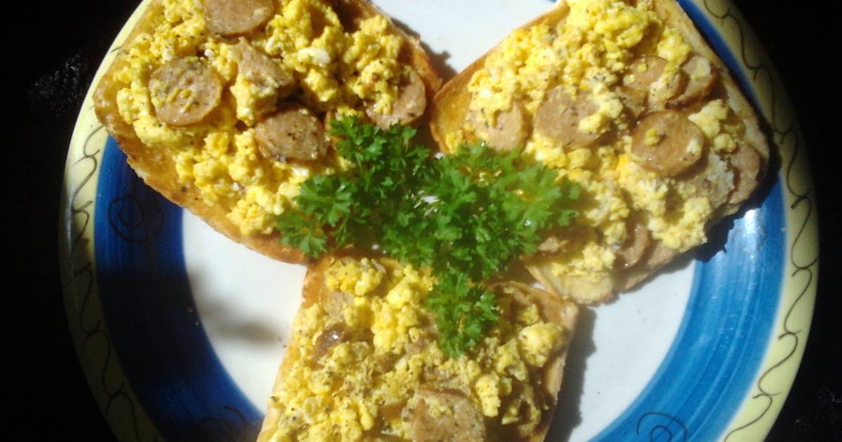 Recipe for Greek Style Scrambled Eggs With Saffron