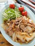 Super Quick 2-Ingredient! Pork and Onion Ginger Stir-Fry