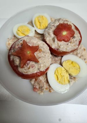 Una foto de Tomates rellenos especiales