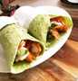 Simple Way Make Recipe Crispy Chicken &amp; Salad Wraps that is Awesome, Delicious}