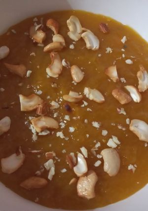 A picture of Sweet Pumpkin Halwa.
