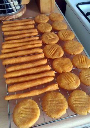 A picture of Vickys Cheese Straws, GF DF EF SF NF.