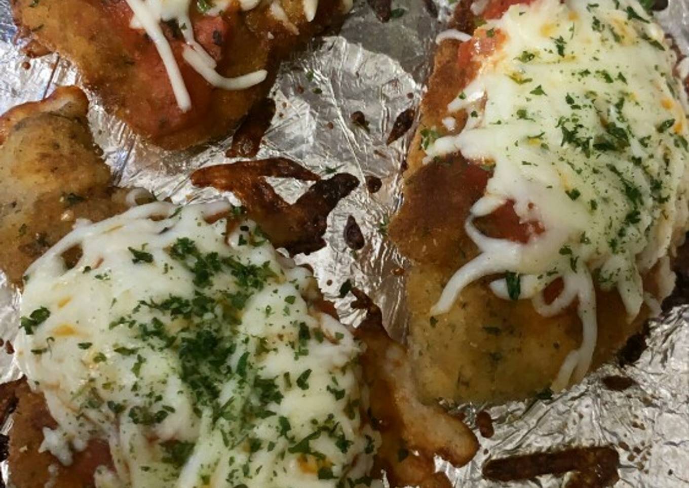 Bagaimana Menyiapkan Ayam goreng mozzarella yang Bikin Ngiler