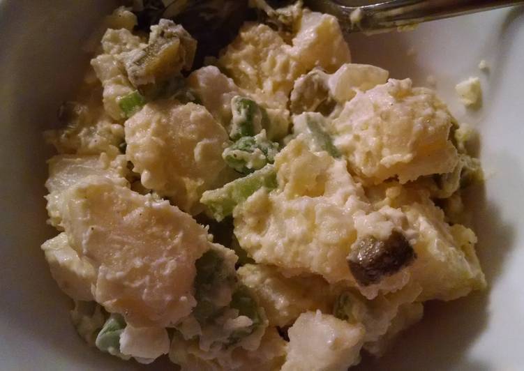 Steps to Make Delicious Simple potato salad