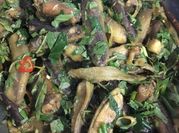 Hình ảnh của lươn xào chuối