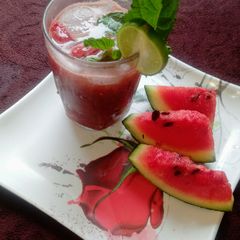 Watermelon juice A picture of Watermelon juice.