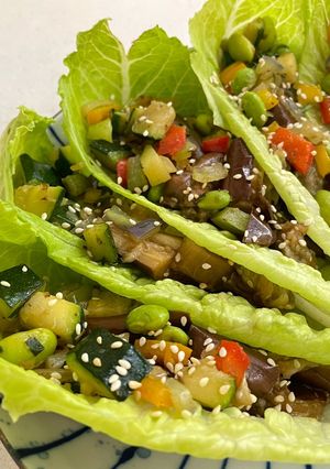 蘿蔓時蔬 ［蔬食］ 的食譜成品照片