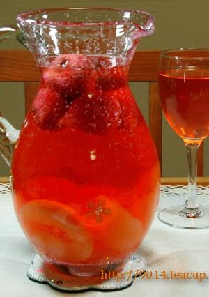 A picture of Sangria: Spring Themed Strawberry Version.