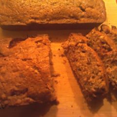 A picture of Strawberry Pecan Bread.