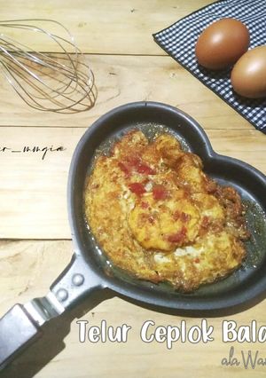Foto resep Telur Ceplok Balado ala Warteg