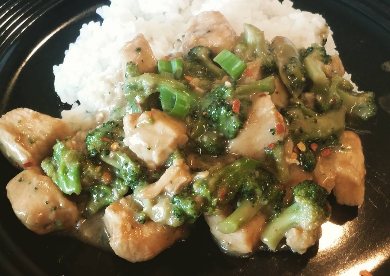 Chicken and broccoli (pioneer woman/my spin)