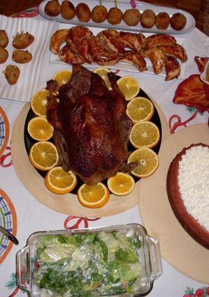 Foto resep Sajian Natal Khas Hongaria (Bebek Panggang)