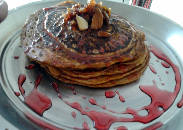 Recipe of Perfect MULTIGRAIN ALMOND PANCAKES  LNS VEGAN