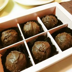 Simple Coffee-flavored Truffles A picture of Simple Coffee-flavored Truffles.