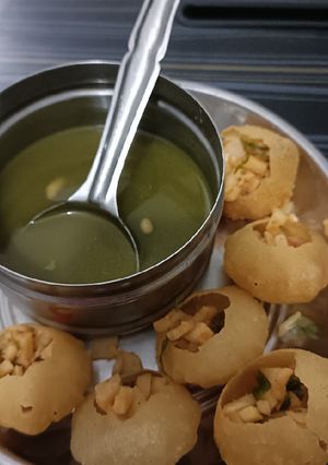 A picture of Pani puri.