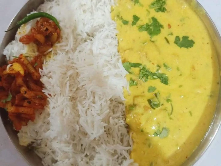 Recipe Kadhi chawal which Delicious