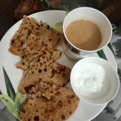 Mooli parantha A picture of Mooli parantha.