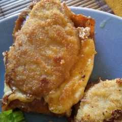 Una foto de Libritos de lomo rellenos de jamón y queso