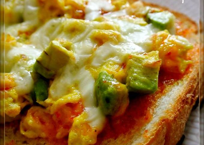 Avocado, and Eggs Topped Toast