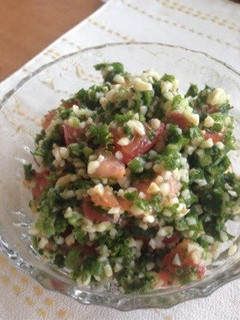 A picture of Tabbouleh Parsley Salad.