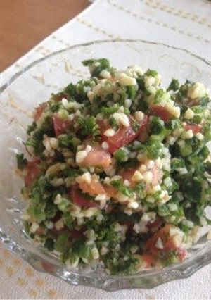 A picture of Tabbouleh Parsley Salad.