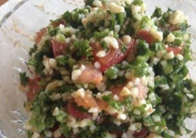 Step-by-Step Guide to Make Favorite Tabbouleh Parsley Salad