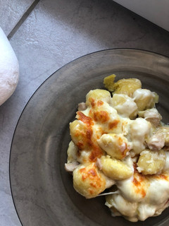 Gyors rakott fokhagymás Gnocchi 🧄🧀 recept fotója