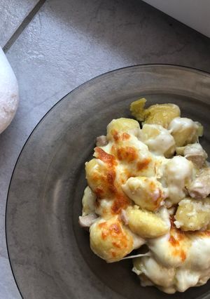 Gyors rakott fokhagymás Gnocchi 🧄🧀 recept fotója