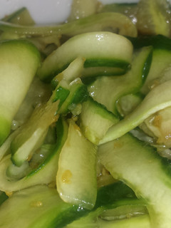 A picture of Japanese Cucumber Salad.