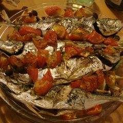 A picture of Oven-Baked Horse Mackerel.