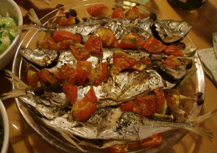 Easiest Way to Prepare Homemade Oven-Baked Horse Mackerel