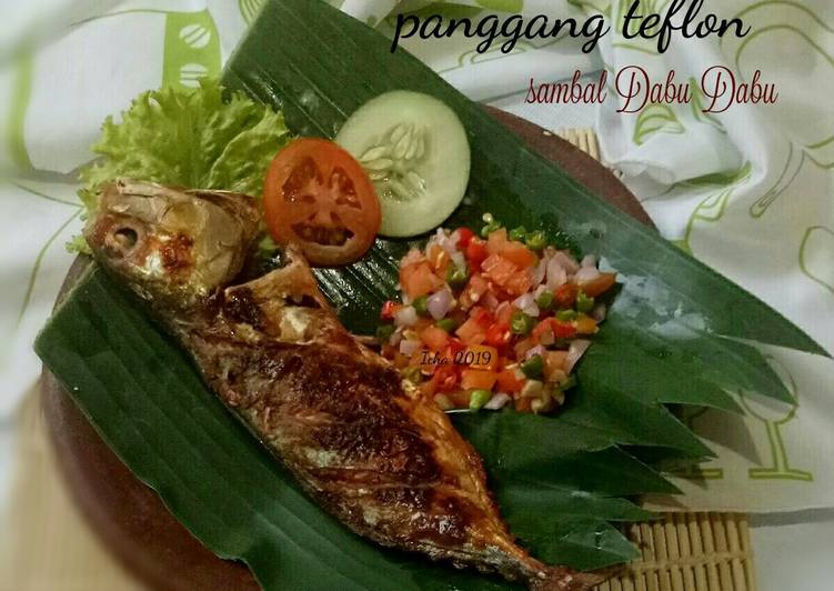 Ikan kembung Panggang Teflon with Dabu Dabu