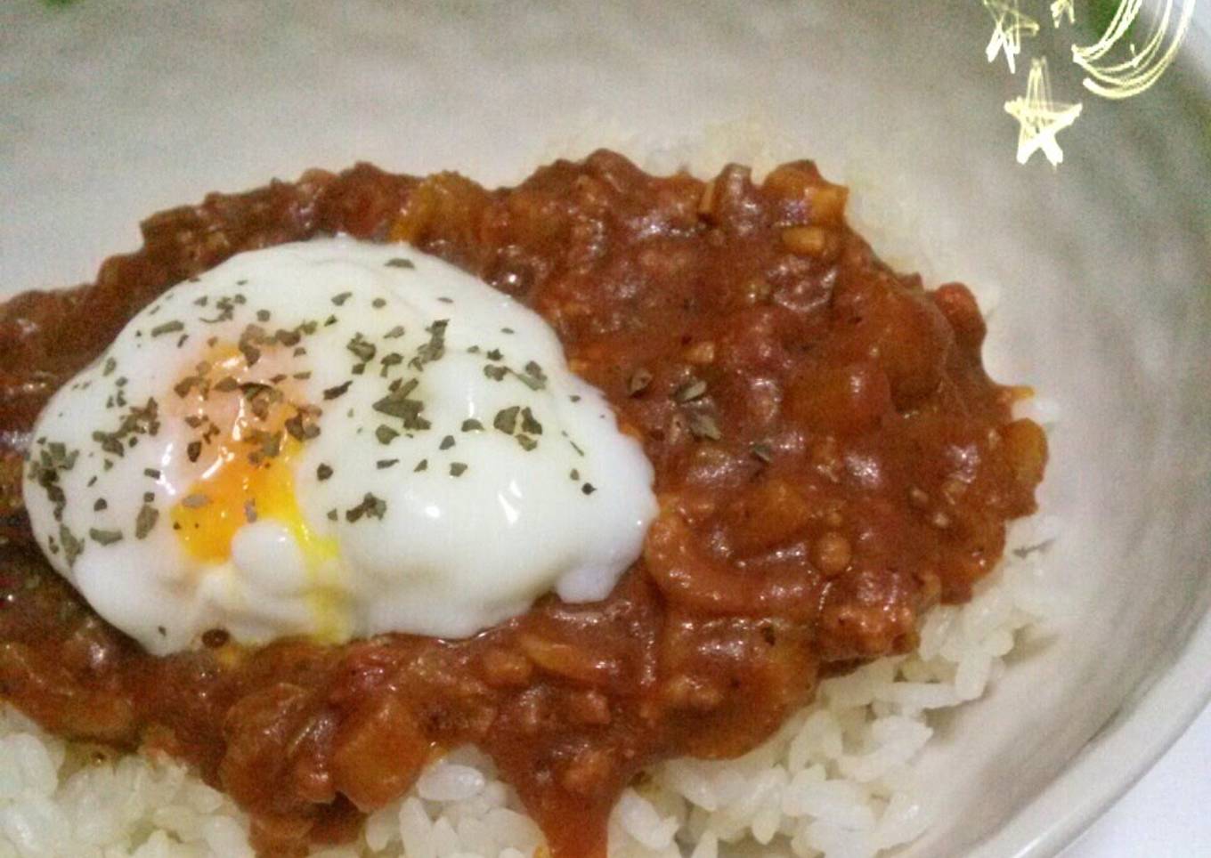 Celery and Tomato Keema Curry