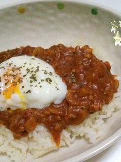 A picture of Celery and Tomato Keema Curry.