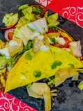 Omelette e pomodorini