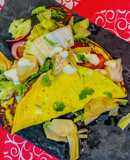 Omelette e pomodorini