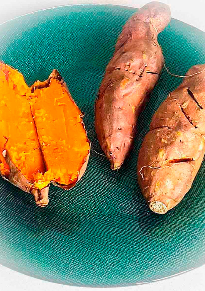 Una foto de Boniatos en airfryer