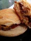 Homade Cheesy Meat Sandwhiches