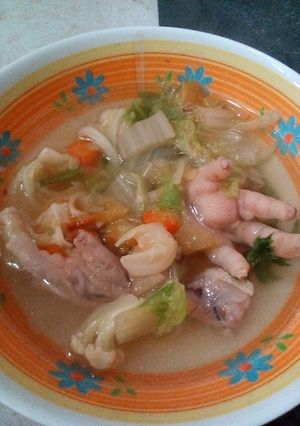 Foto resep Sop sayur dan ceker seger